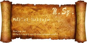 Mözl Szilvia névjegykártya
